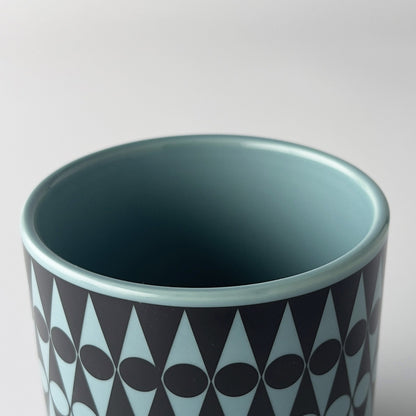Hornsea プランターカバー S Backgammon Teal