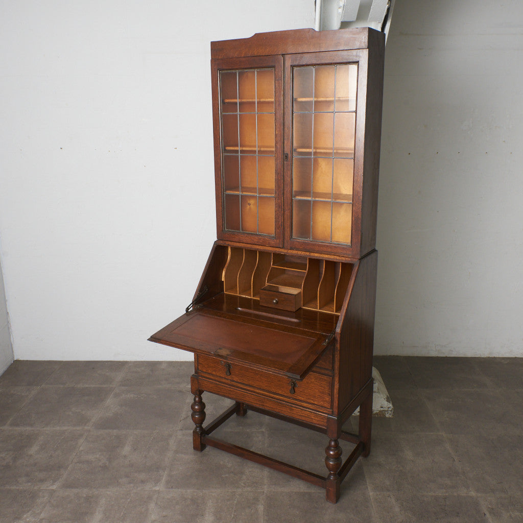 英国アンティーク ビューローブックケース
