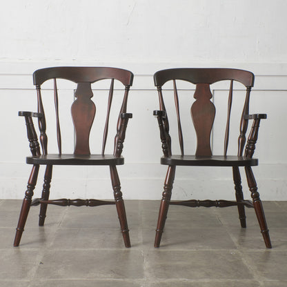 ラウンドテーブル ＆ アームチェア2脚 3点セット