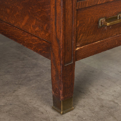 英国アンティーク 両袖デスク