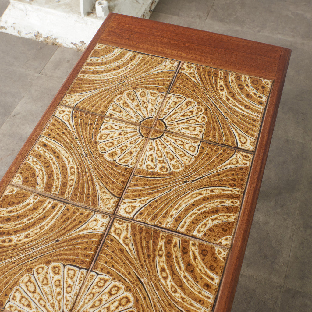 ヴィンテージ タイルトップ コーヒーテーブル