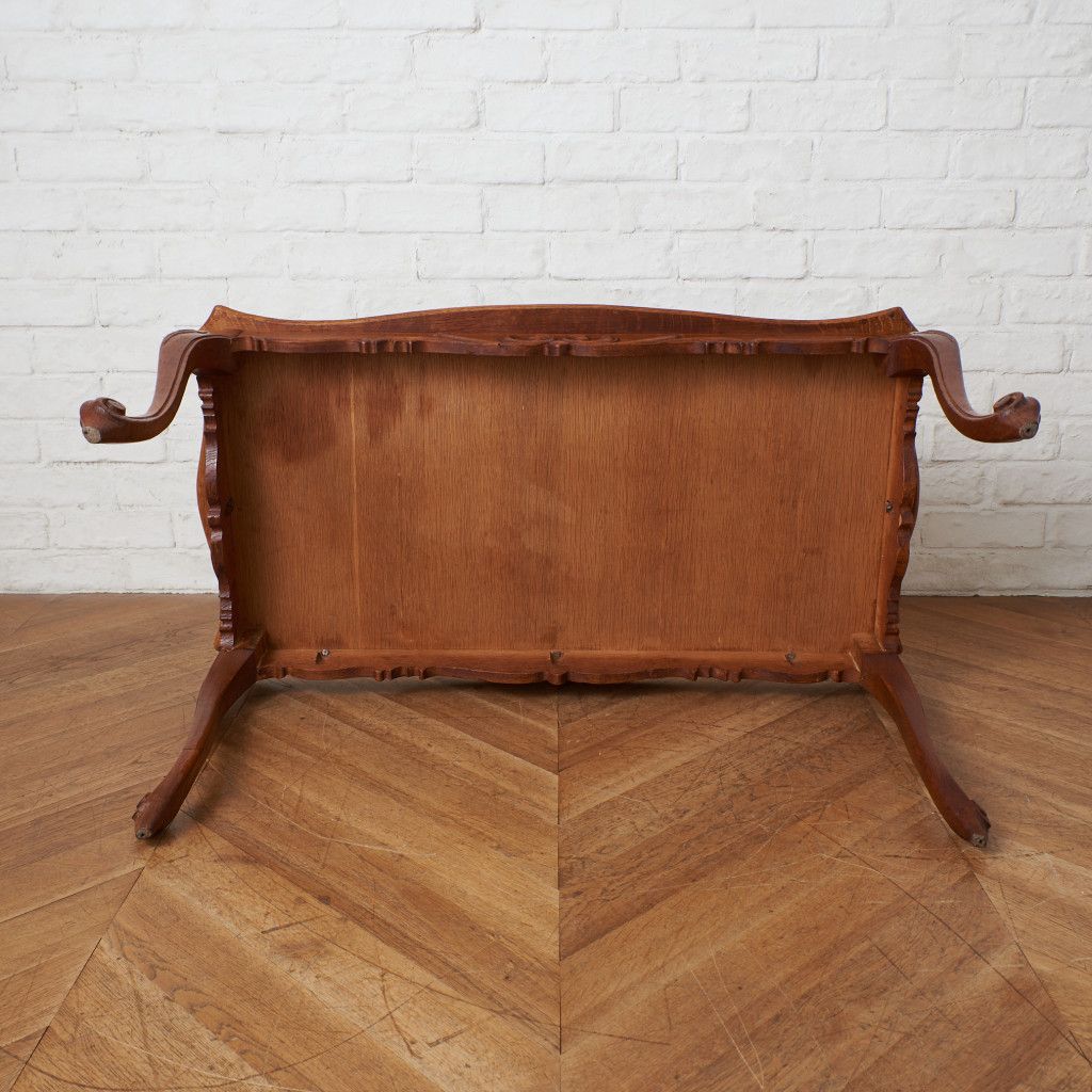 フレンチプロヴィンシャル パーケットトップ コーヒーテーブル