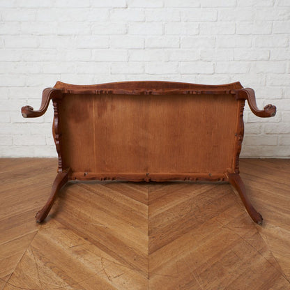 フレンチプロヴィンシャル パーケットトップ コーヒーテーブル