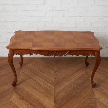 フレンチプロヴィンシャル パーケットトップ コーヒーテーブル