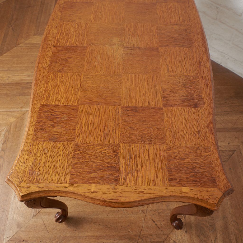 フレンチプロヴィンシャル パーケットトップ コーヒーテーブル