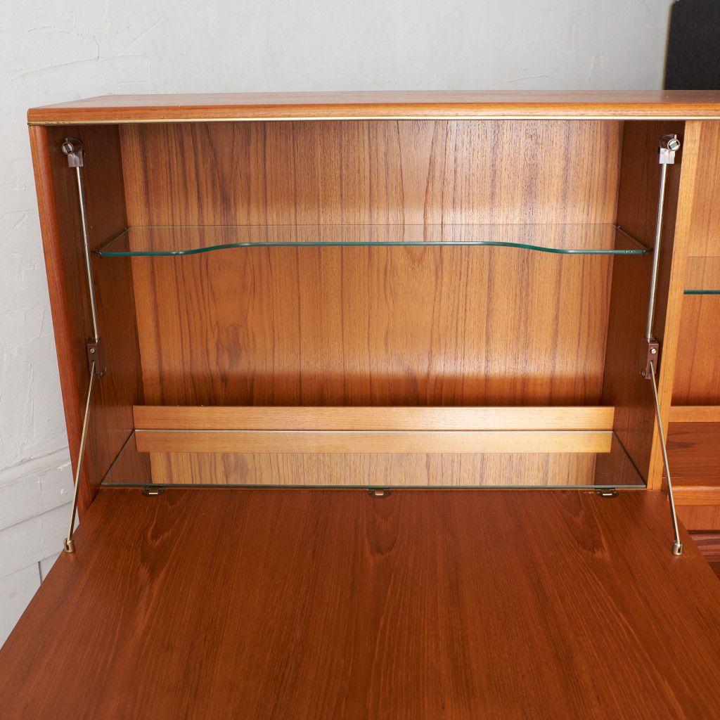 Chevron ヴィンテージ ウォールキャビネット