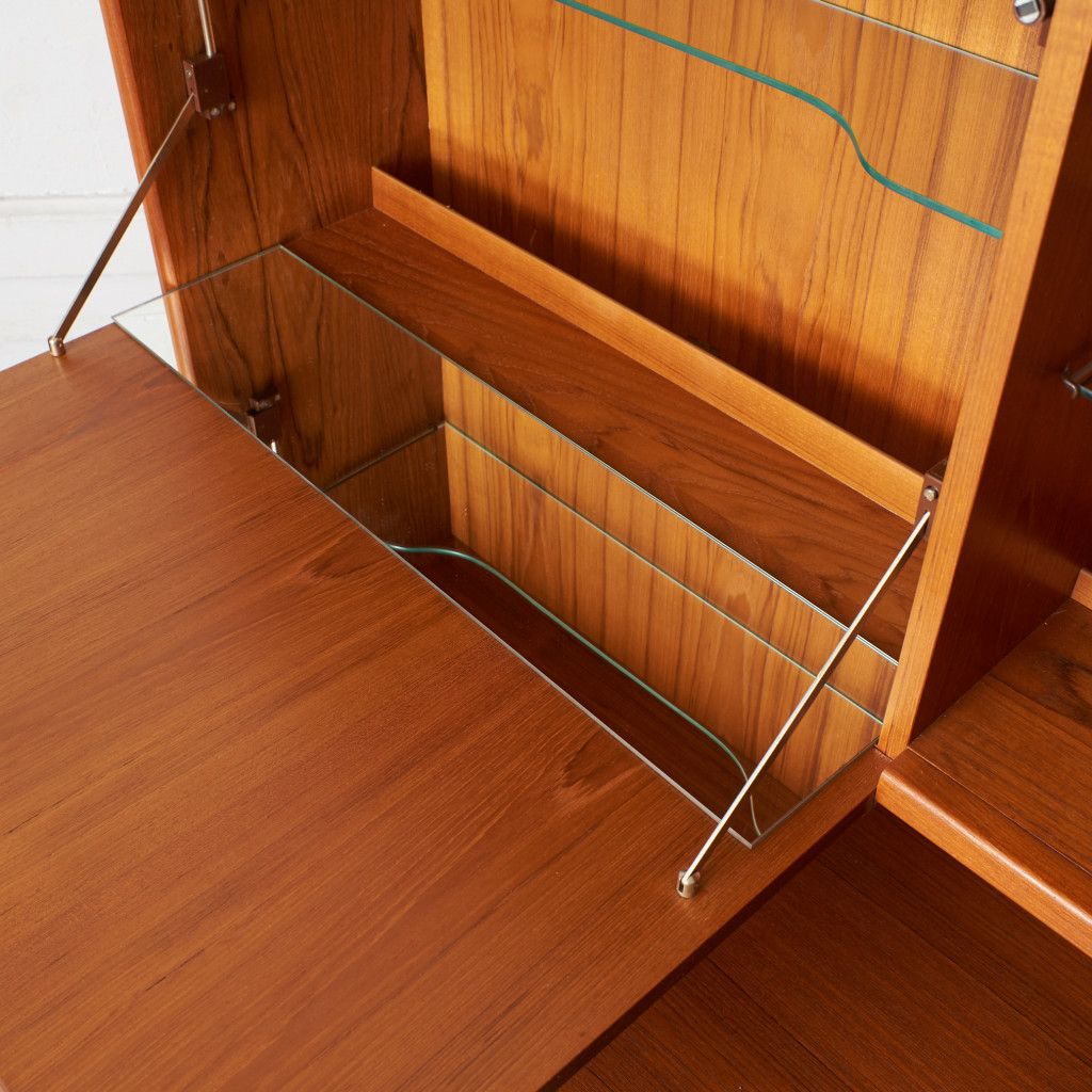 Chevron ヴィンテージ ウォールキャビネット