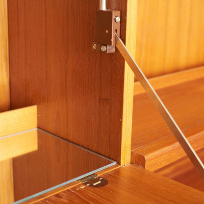 Chevron ヴィンテージ ウォールキャビネット