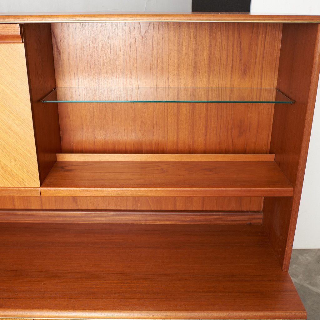 Chevron ヴィンテージ ウォールキャビネット