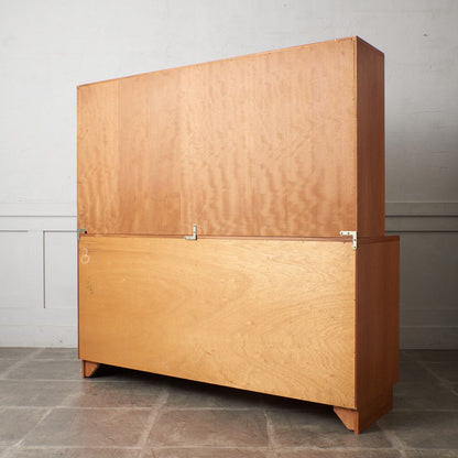 Chevron ヴィンテージ ウォールキャビネット