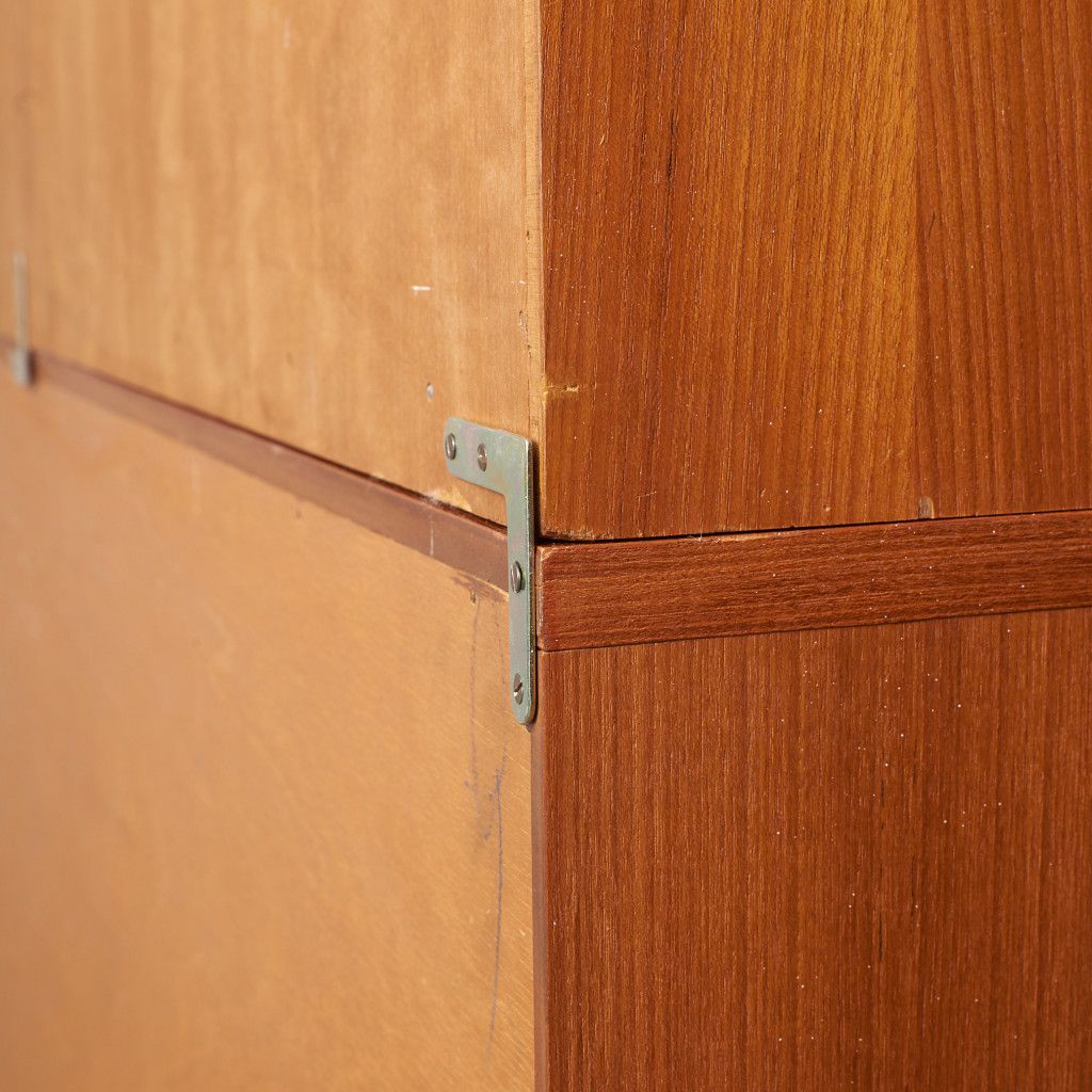 Chevron ヴィンテージ ウォールキャビネット