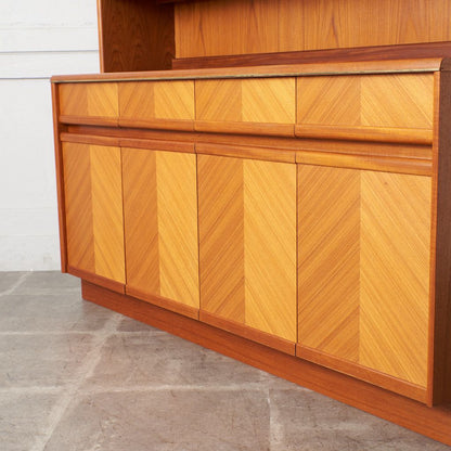 Chevron ヴィンテージ ウォールキャビネット