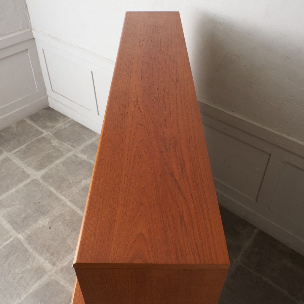 Chevron ヴィンテージ ウォールキャビネット