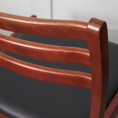 BRASILEIRA ダイニングチェア 4脚セット/ 張替済