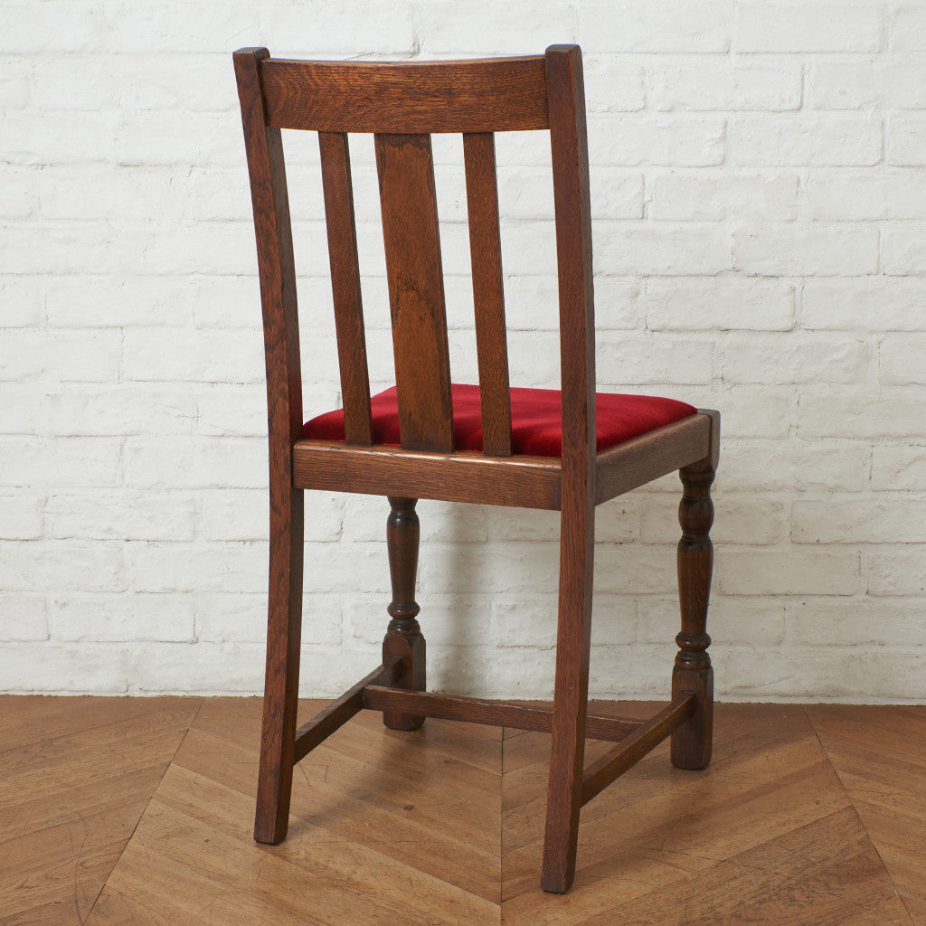 英国アンティーク ダイニングチェア / 張替品