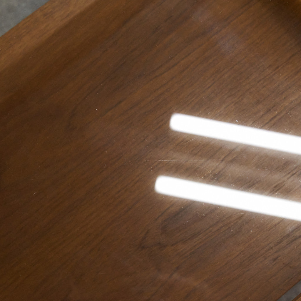 ヴィンテージ スモークガラストップ コーヒーテーブル