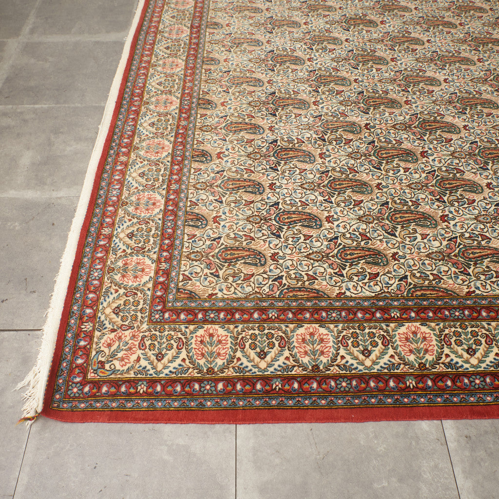 ウール製 手織り 絨毯