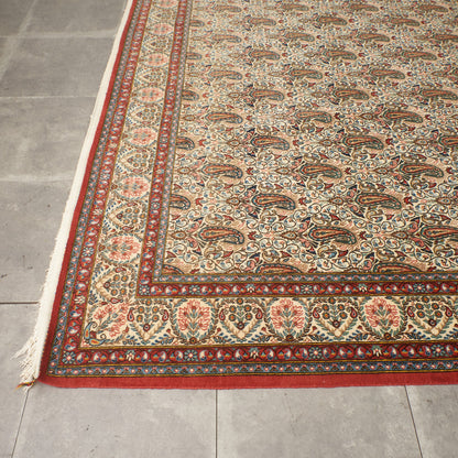 ウール製 手織り 絨毯