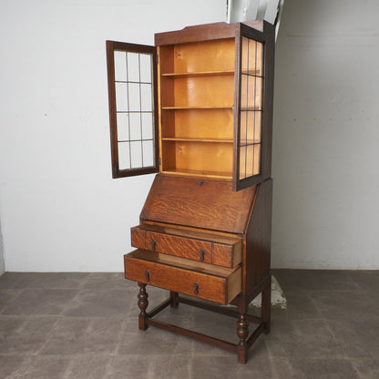 英国アンティーク ビューローブックケース