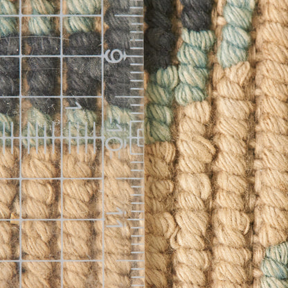 十字唐草 手織り 絨毯