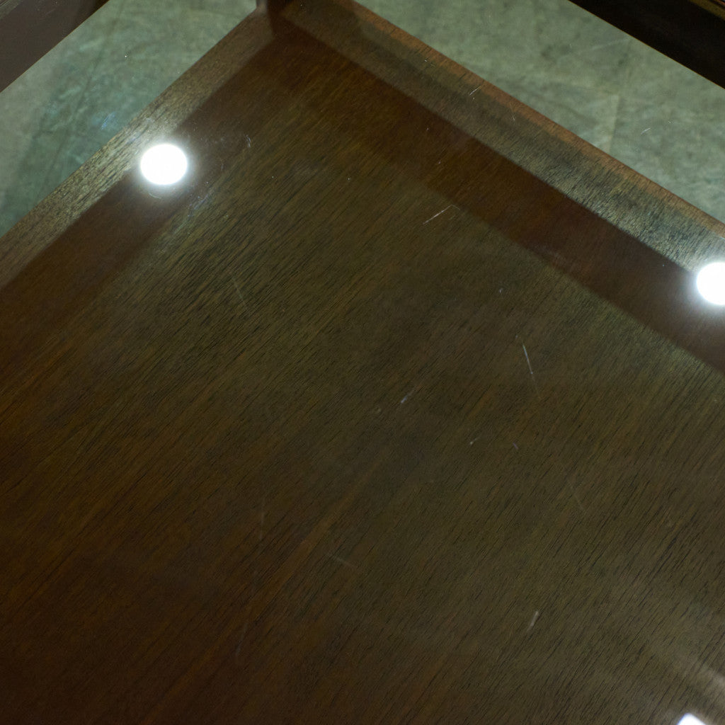 ヴィンテージ スモークガラストップ コーヒーテーブル