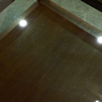 ヴィンテージ スモークガラストップ コーヒーテーブル