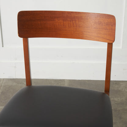 英国ヴィンテージ ダイニングチェア / 張替済