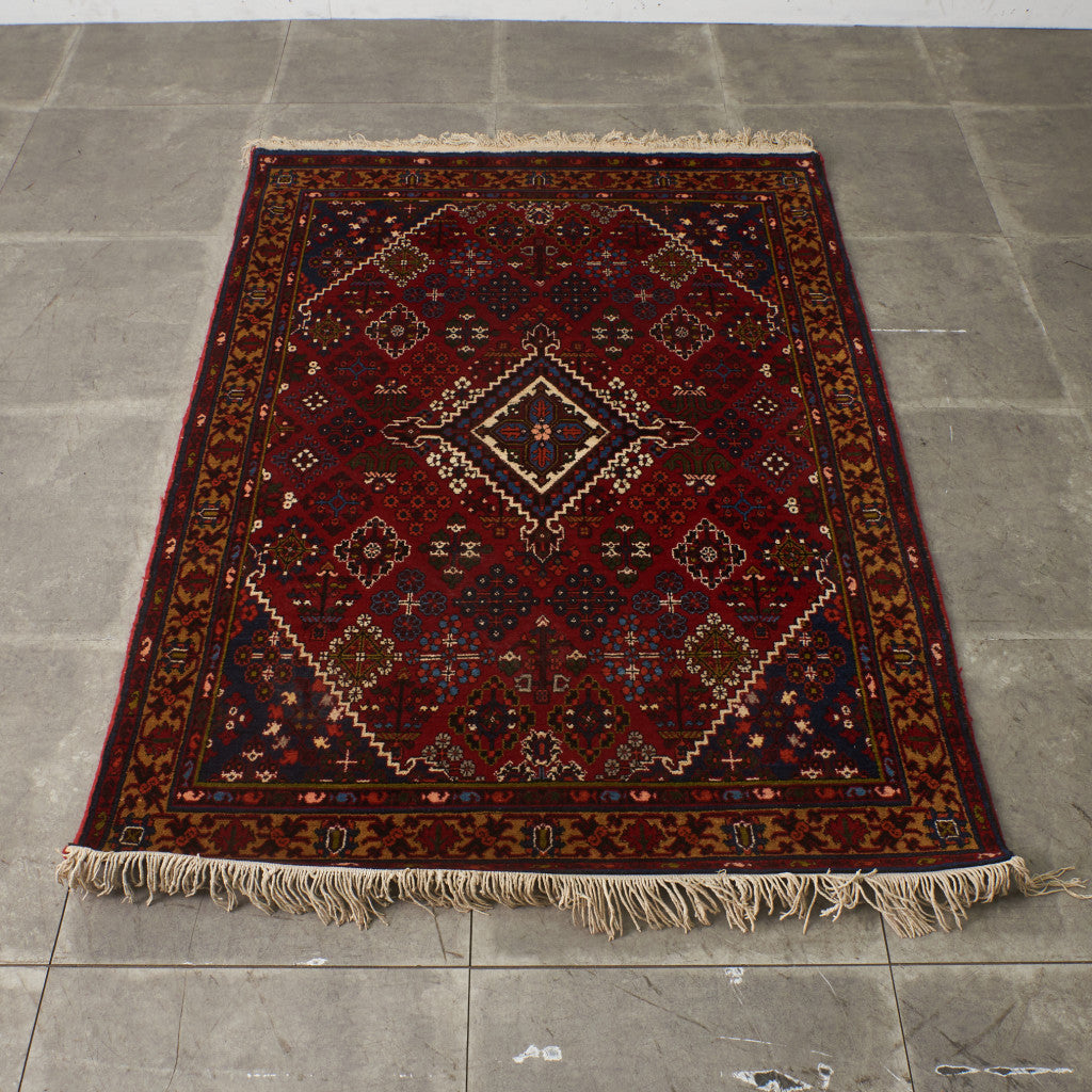 ウール製 手織り 絨毯