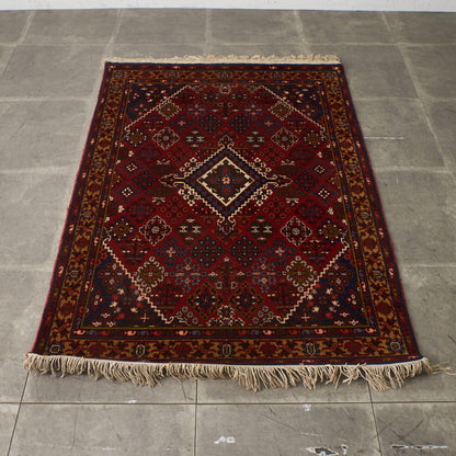 ウール製 手織り 絨毯