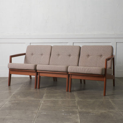 ヴィンテージ 3人掛け セパレートソファ