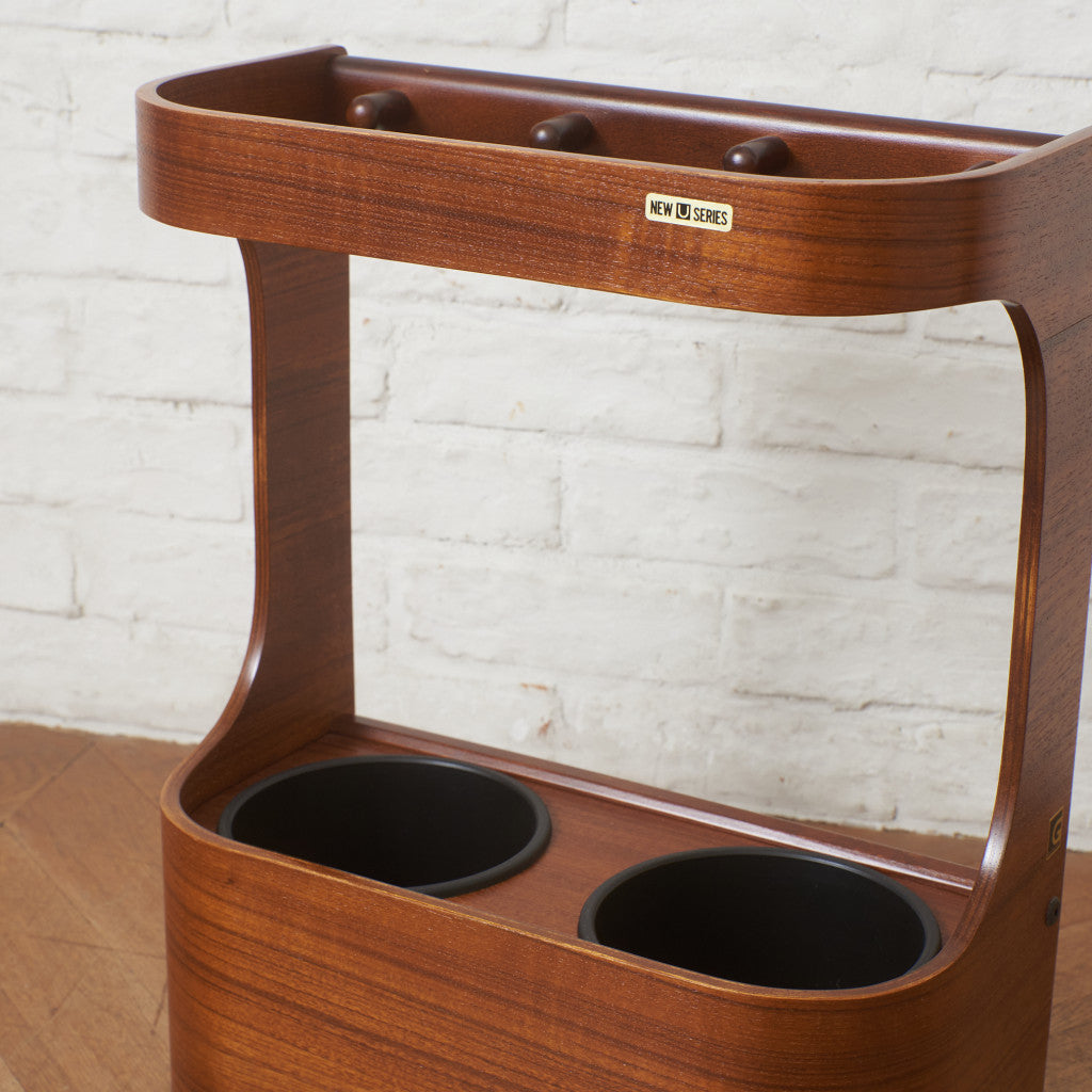 ヴィンテージ プライウッド アンブレラスタンド