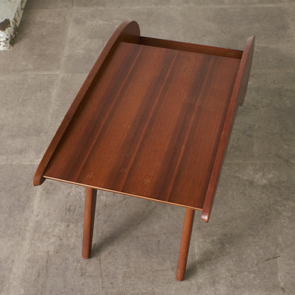 ヴィンテージ サイドテーブル / マガジンラック付き