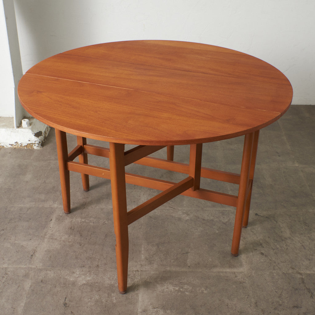 ヴィンテージ ドロップリーフ ゲートレッグテーブル