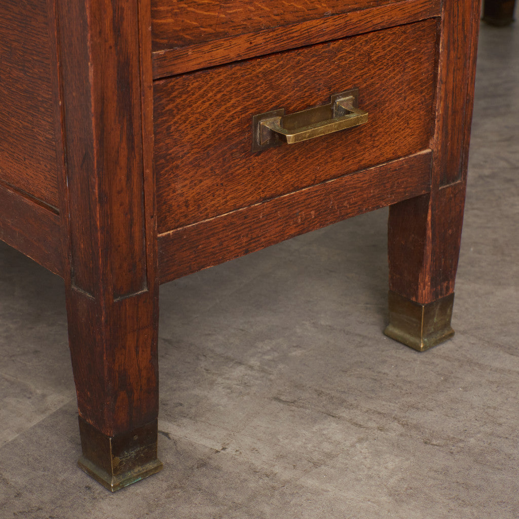 英国アンティーク 両袖デスク