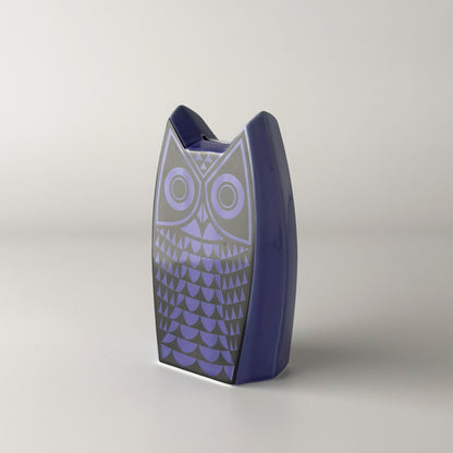 Hornsea Owl Moneybox Blue