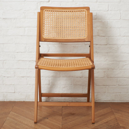 ラタン編み フォールディングチェア