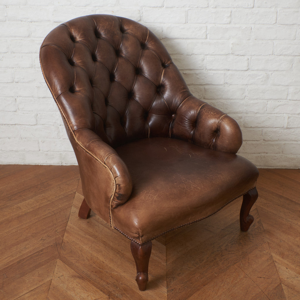 アンティーク チェスターフィールド クラブチェア