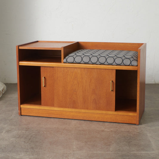 ヴィンテージ テレフォンベンチ / 張替済