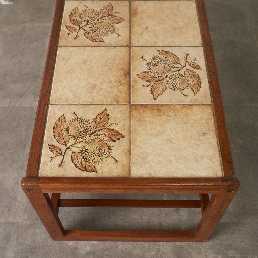 ヴィンテージ タイルトップ コーヒーテーブル