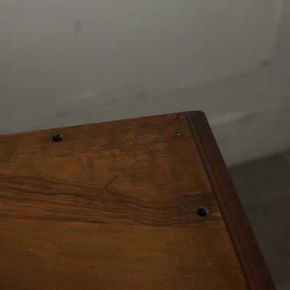 アンティーク ウォールナット材 両袖デスク