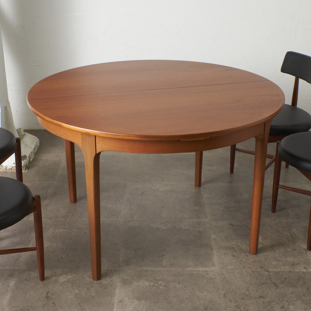 エクステンション ラウンド ダイニングテーブル