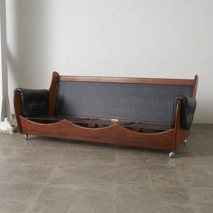 サドルシリーズ 3人掛けソファ / 張替済