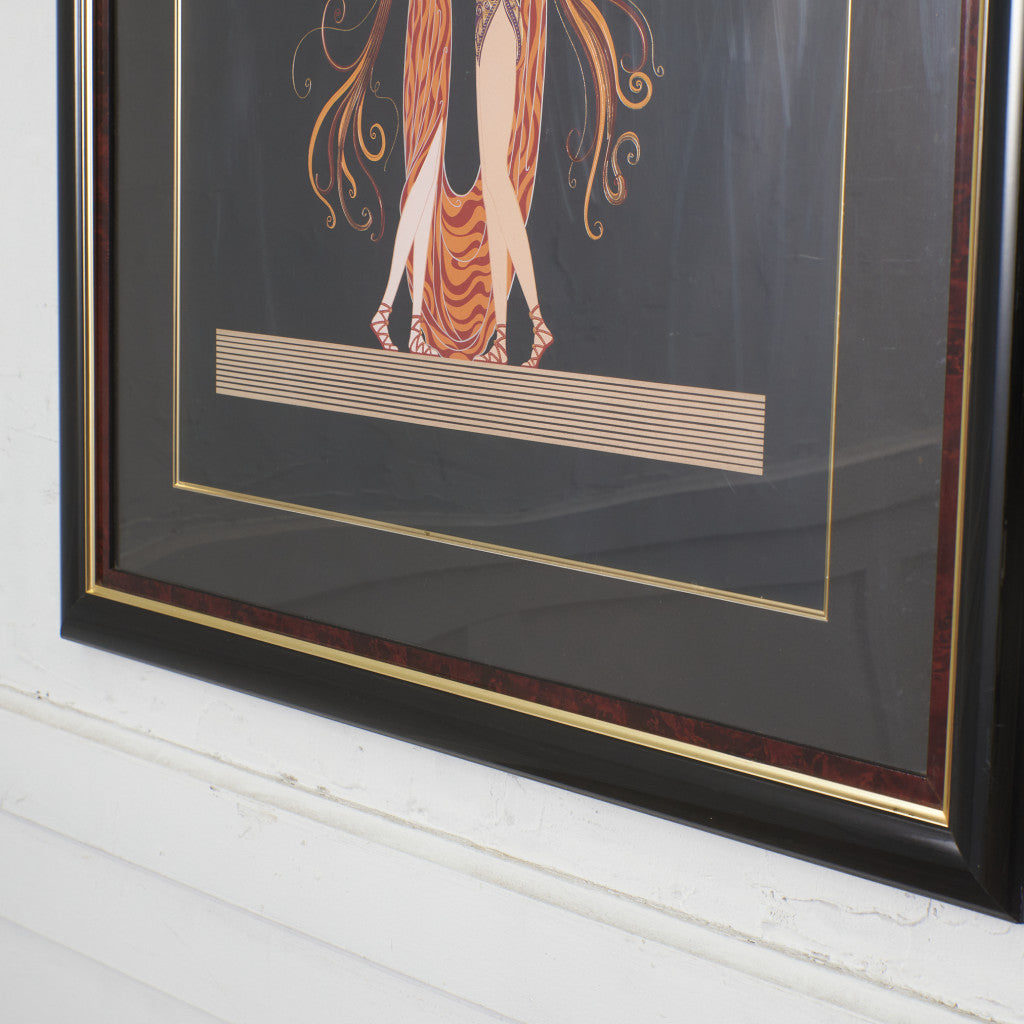 ERTE [ Kiss of Fire ] リトグラフ