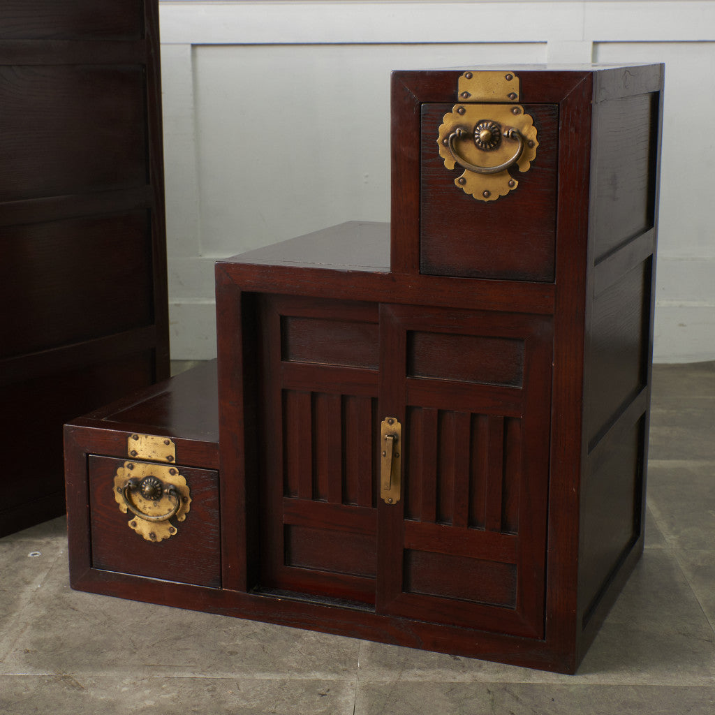 李朝家具様式 両面型 階段箪笥