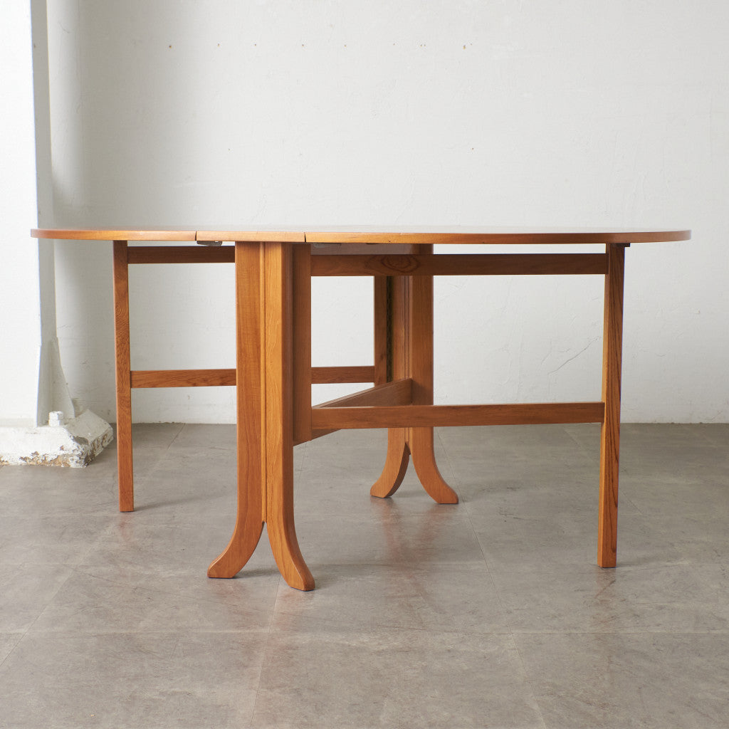 ヴィンテージ ドロップリーフ ゲートレッグテーブル