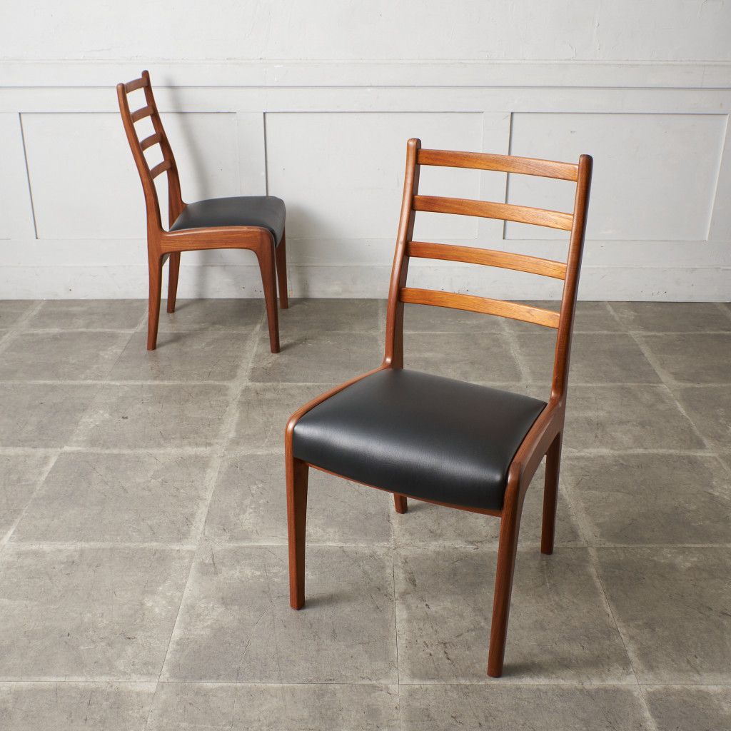 Fresco ラダーバックチェア(4546D) 2脚セット / 張替済