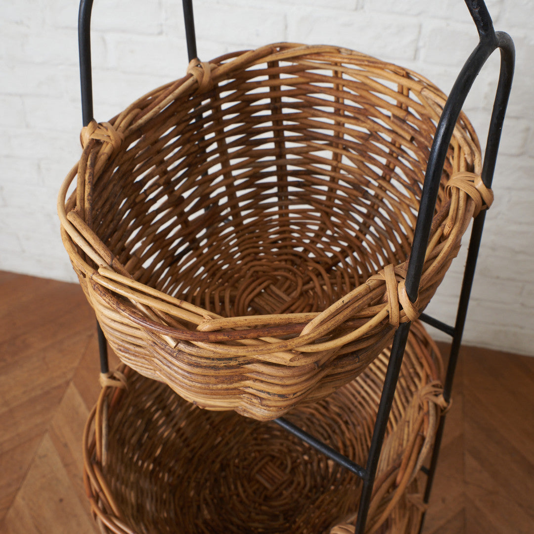 ヴィンテージ バスケットスタンド
