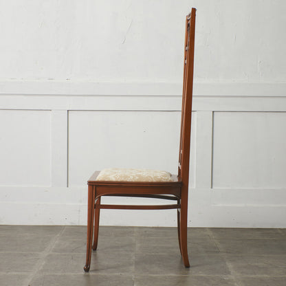 アールヌーボー ハイバックチェア / 張替済