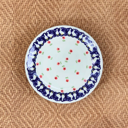 ポーリッシュポタリー プレート アヒル 赤 17cm