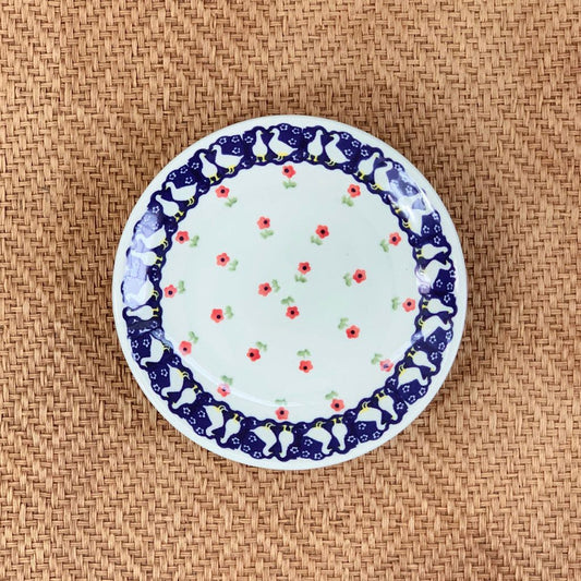 ポーリッシュポタリー プレート アヒル 赤 17cm